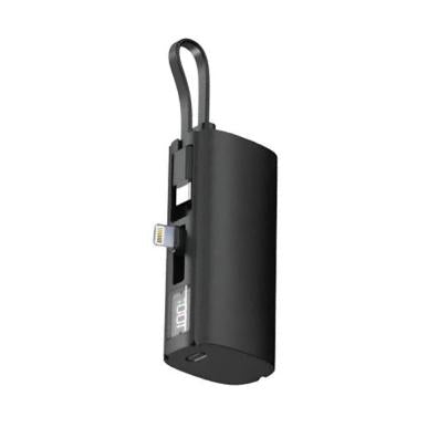 Aspor A351 2IN1 IPHONE & TYPE-C Flexible Portable Mini 5000mAh Power Bank