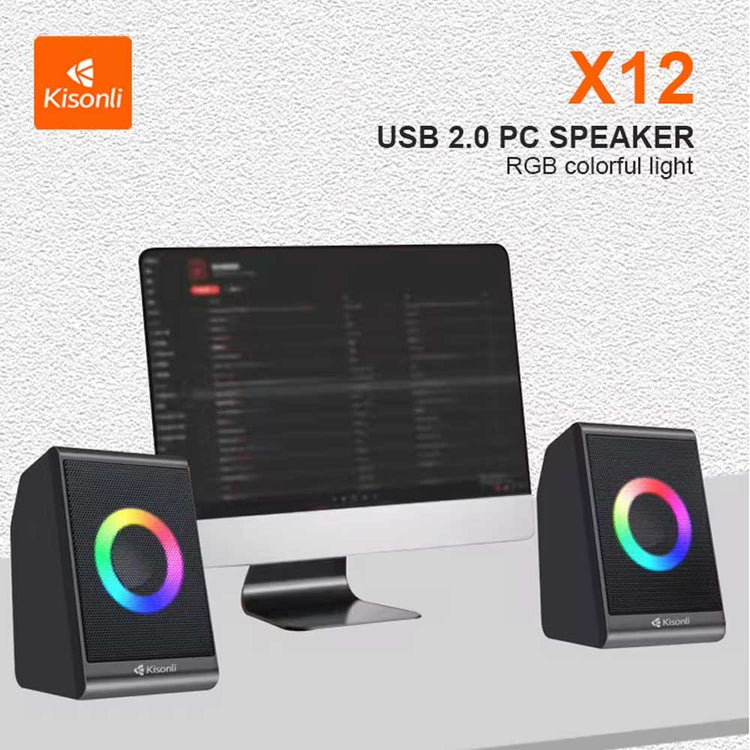 Kisonli Multimedia Usb Loudspeaker x12