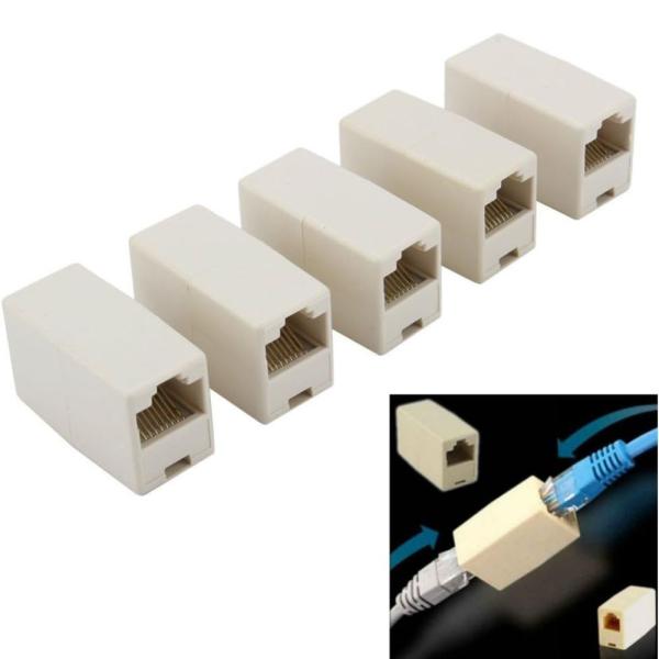 8P CAT6 JOINDER RJ45 FEMALE TO FEMALE CONNECTOR (100PCS PACK)