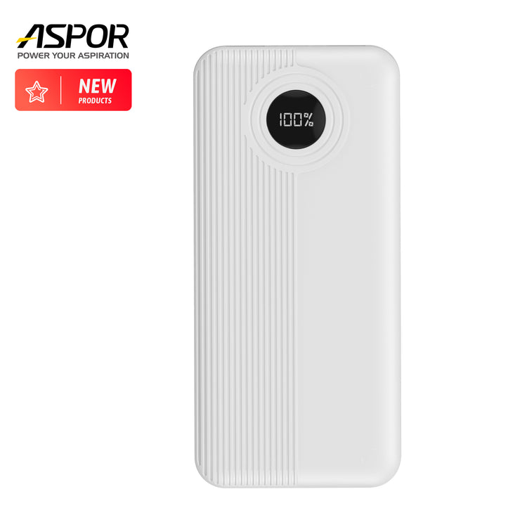 Aspor A320 Power Bank With Display 22.5W PD + QC 3.0 10000mah