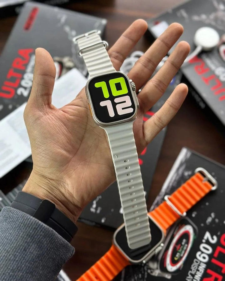 T10 ULTRA 2 SMART WATCHES 2.19 INCH 49MM STRAPS BT CALL WITH HIWATCHPRO APP (GREY)