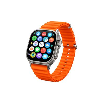 T10 ULTRA 2 SMART WATCHES 2.19 INCH 49MM STRAPS BT CALL WITH HIWATCHPRO APP (ORANGE)