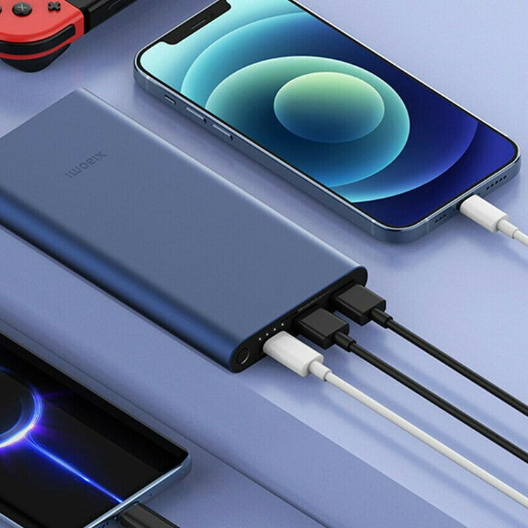 Xiaomi Mi 10000mah 22.5w Power Bank Usb-C Two-Way Fast Charge Powerbank Portable Charger (Black)