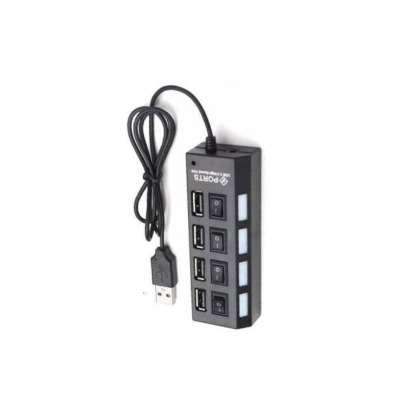 USB hub 4 port 2.0 with Button