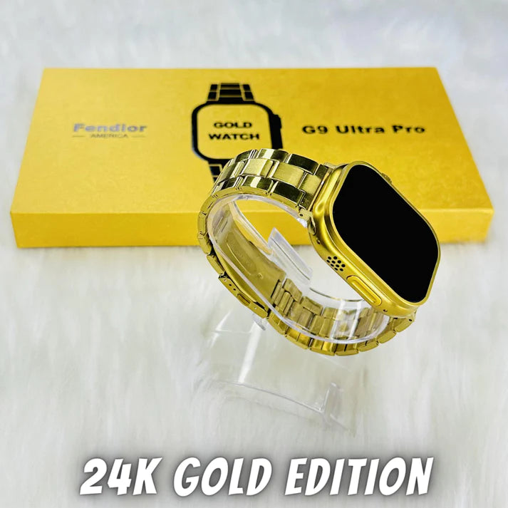 NEW G9 ULTRA PRO GOLD COLOR EDITION SERIES 9 SMART WATCH WITH QdFit Pro APP