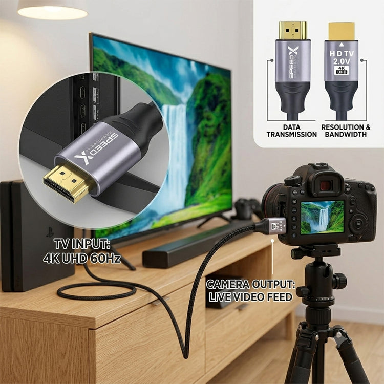 Speed-X 2.0V HDMI Premium Cable Ultra HD 4k 10m