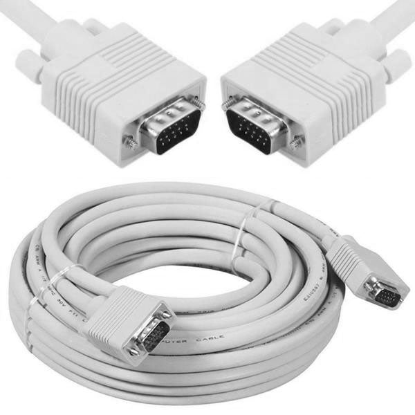 Vga Cable Male To Male Od 8mm 1.5M