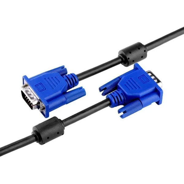 VGA CABLE MALE TO MALE 1.5M BLUE