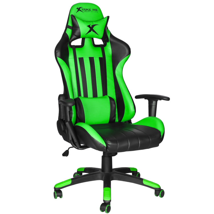 XTRIKE GC-905 GN ERGONOMIC ADJUSTABLE GAMING CHAIR GREEN