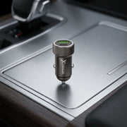 SPEED-X SX-C42 ELITE 48W PD + QC DUAL-PORT ALUMINIUM CAR CHARGER