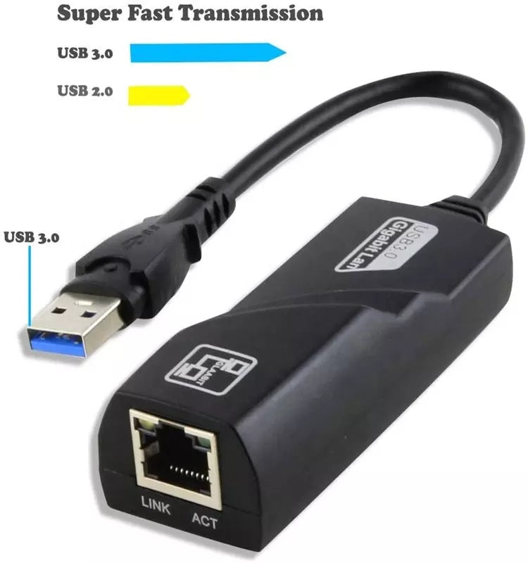 Speedx Sp-u1000 Usb Lan 3.0 Gigabit Ethernet Connector