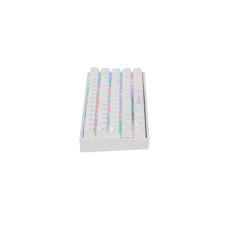 XTRIKE ME GK-994W RGB 68 KEY BT 2.4GHZ WIRELESS GAMING KEYBOARD WHITE