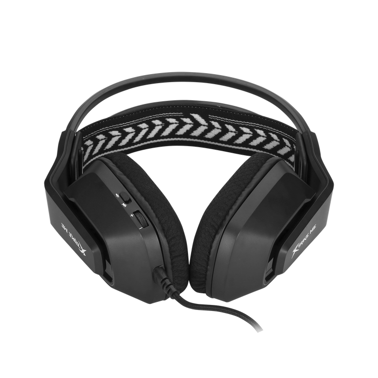 XTRIKE ME GH712 RGB GAMING HEADSET WITH NOISE REDUCTION MICROPHONE BLACK