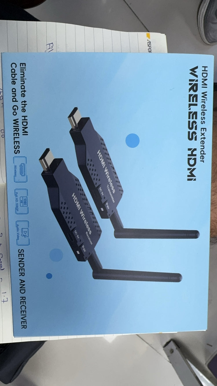 50M WIRELESS HDMI EXTENDER 1080P VIDEO TRANSMITTER RECEIVER