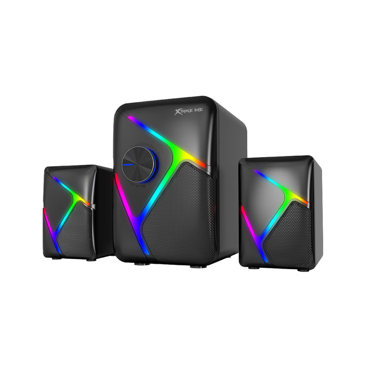 XTRIKE ME SK-610 Subwoofer RGB Stereo Wired Gaming Speakers