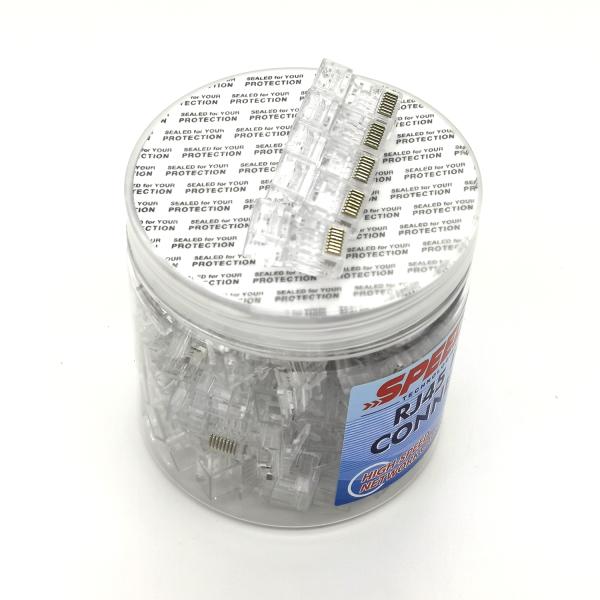 SPEEDX CAT6 (FU) UTP Connector – 100 PCS Per Bottle