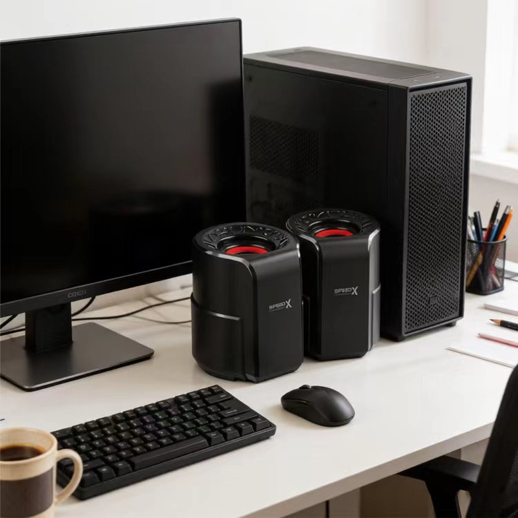 SPEED-X SX-SP01 USB PORTABLE COMPUTER SPEAKERS