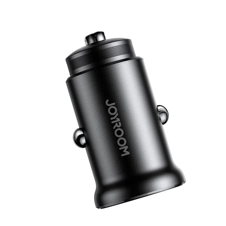 JOYROOM CCN05 MINI 30W USB + TYPE-C FAST CHARGING (PD+QC3.0) CAR CHARGER