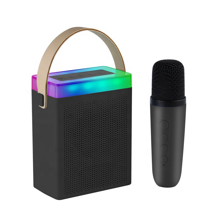 KISONLI G22 MINI BT PORTABLE KARAOKE SPEAKER WITH WIRELESS HANDHELD MICROPHONE