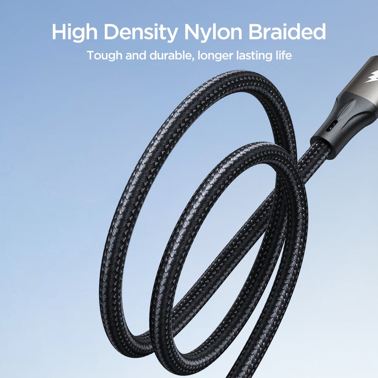 JOYROOM S-UC027A11 SURPASS SERIES 3A USB-A TO TYPE-C FAST CHARGING DATA CABLE 2M-BLACK