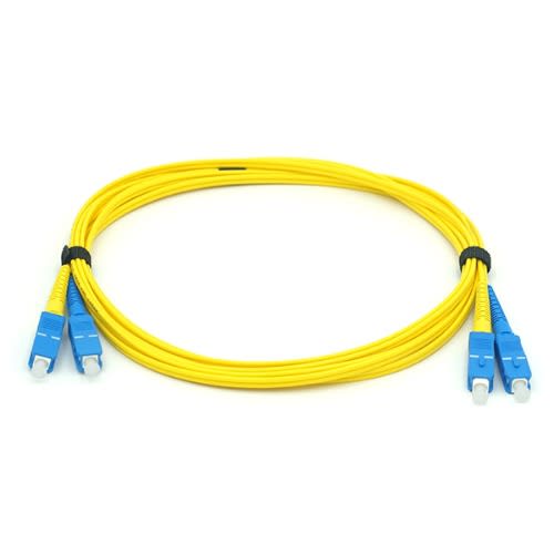 FIBER PATCHCORD SC/UPC SM DUPLEX DUAL CORE OPTICAL CABLE 3M