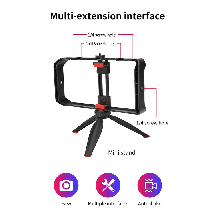 JMARY MT-33 VIDEO CAGE RIG KIT FOR VLOGGING
