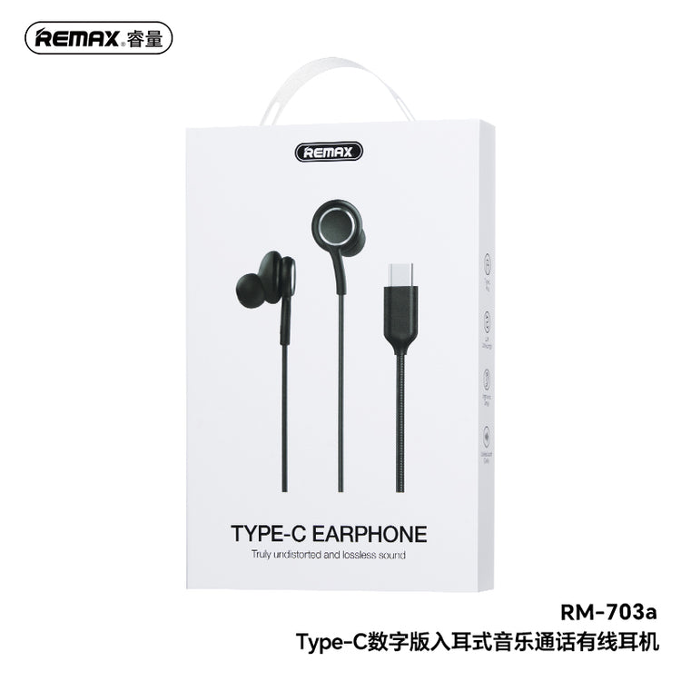 REMAX RM-703A TYPE C LIGHTWEIGHT HANDFREE