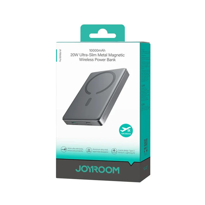 JOYROOM JR-PBM08 PRO 10000MAH 20W ULTRA-THIN WIRELESS CHARGING POWER BANK