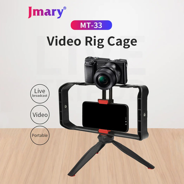 JMARY MT-33 VIDEO CAGE RIG KIT FOR VLOGGING