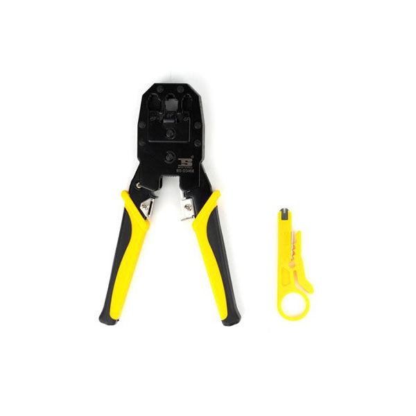 BOSI NETWORK PLUG CRIMPING TOOL 4P/6P/8P CUTTER &amp; STRIPPER