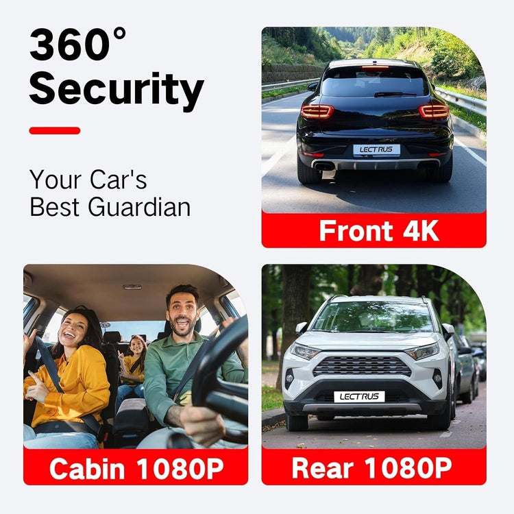 K02 PRO WIFI 4K ULTRA HD DASHCAM 5G WIFI6 WITH GPS COMPATIBILITY
