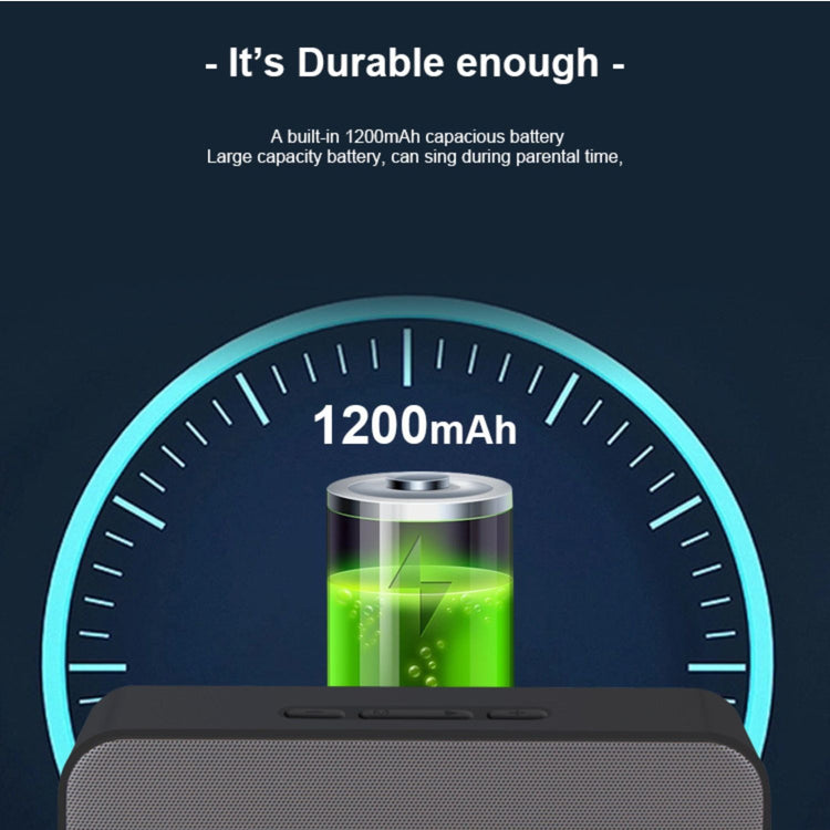 Kisonli Ks-2002 10W BT/FM/USB/TF/AUX/TWS Super Bass Mini Bluetooth Speaker