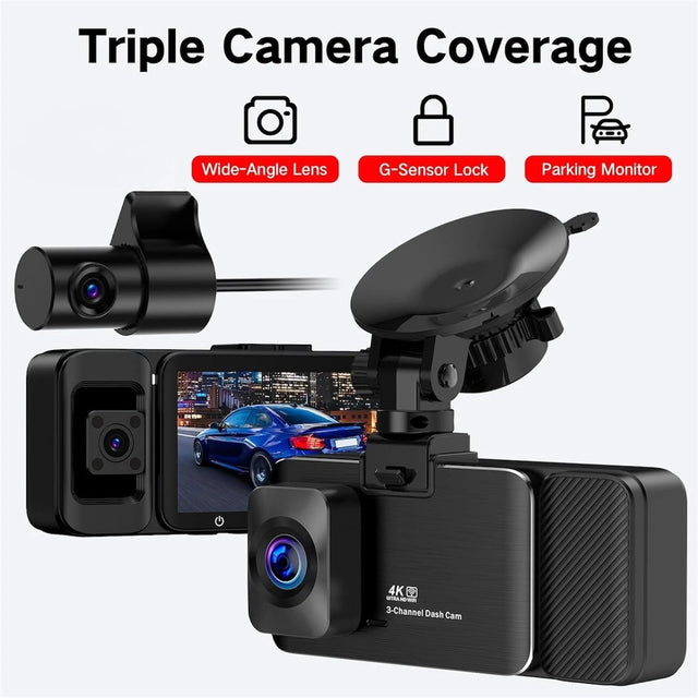 K02 PRO WIFI 4K ULTRA HD DASHCAM 5G WIFI6 WITH GPS COMPATIBILITY