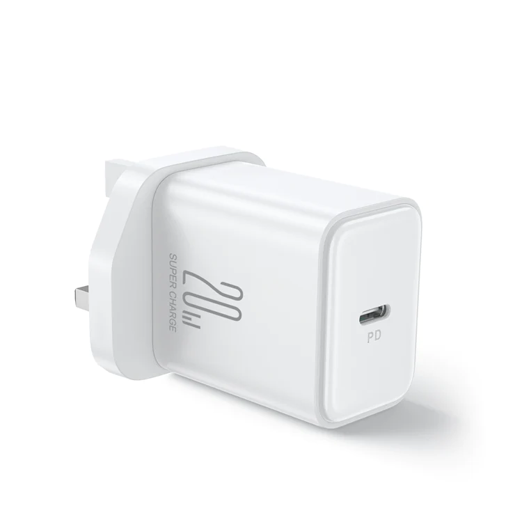 JOYROOM-TCF06 Flash Series PD 20W Single-Port Charger-White (UK)