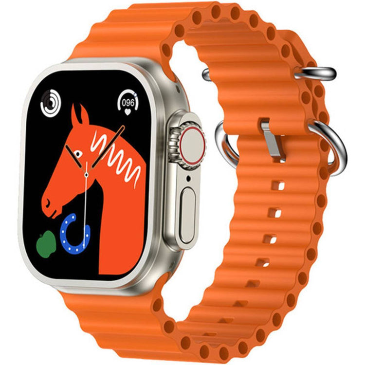 Ts8 Ultra Series 8 Men Women Bluetooth Call Heart Rate Sport Smartwatch WITH FITPRO APP ORANGE